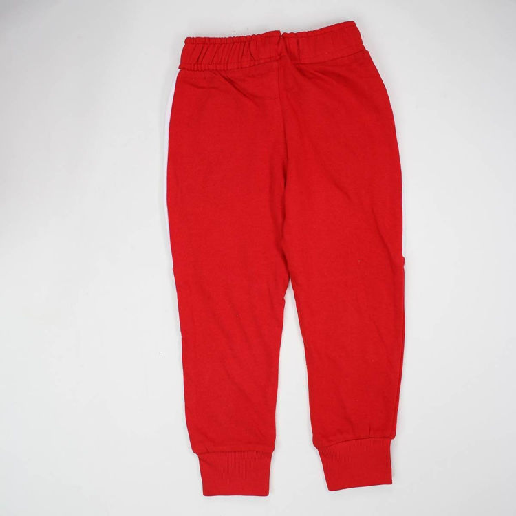 Picture of GLC25309-LEE COOPER THERMAL FLEECE RED KIDS JOGGING PANTS